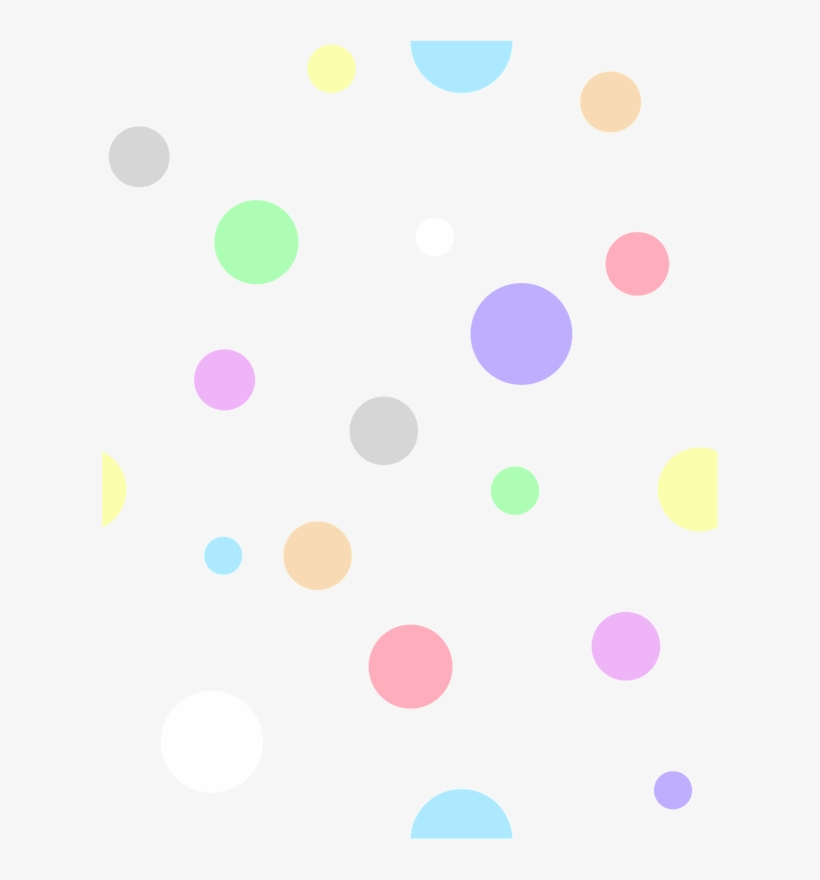 Polka Dots Soft Colors - Pastel Polka Dot Background, transparent png #4350719