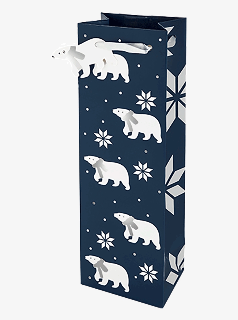 Polar Bear Gift Bag - Polar Bear, transparent png #4351554