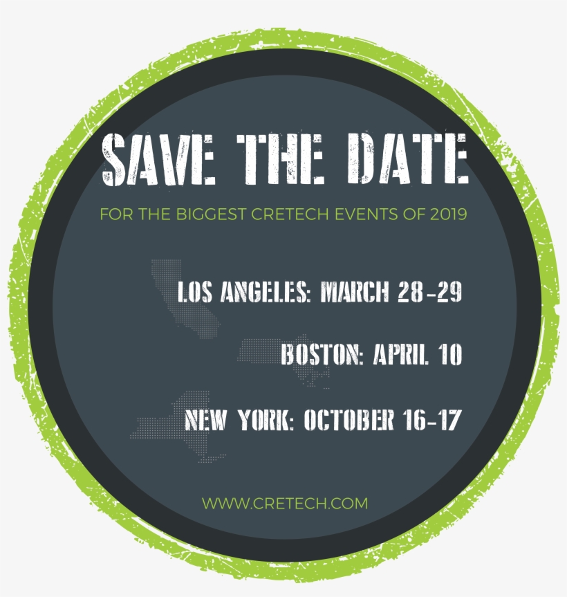 Save The Date For 2019 Cretech Events - Jpeg, transparent png #4351583