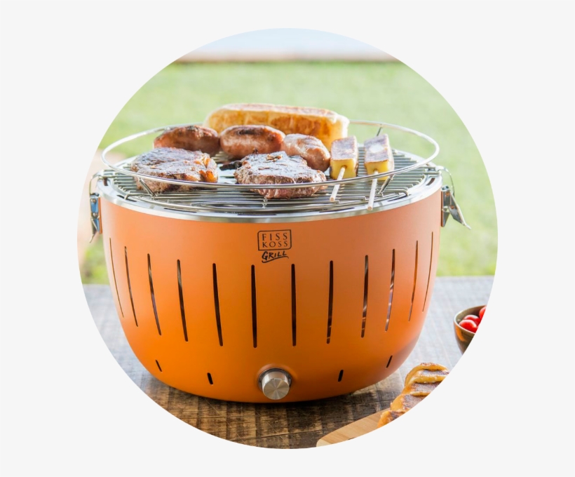 24616 Churrasqueira Fiss Koss Grill - Barbecue Grill, transparent png #4351869