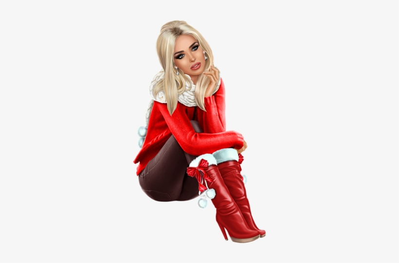 Christmas Girl Png Девушки 3d Christmas Evening Обсуждение - Clipart 3d Girl Png Christmas, transparent png #4352632
