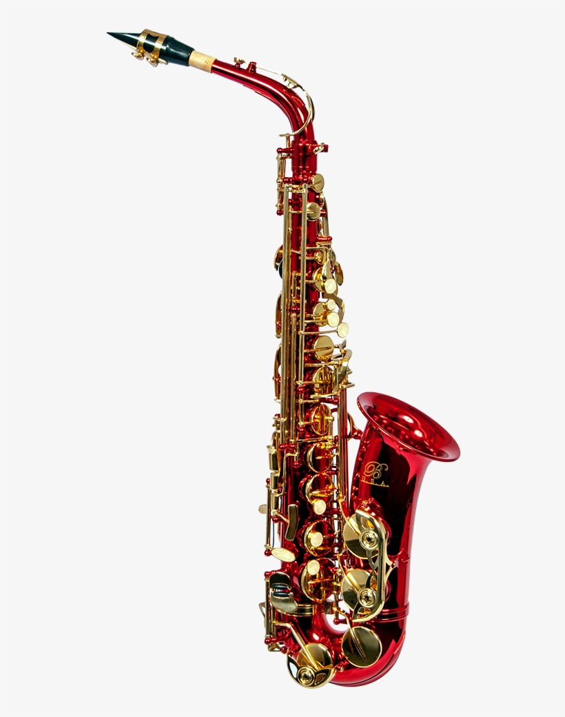 B - U - S - A - Was-rd Alto Saxophone Red - Saxophone, transparent png #4353059