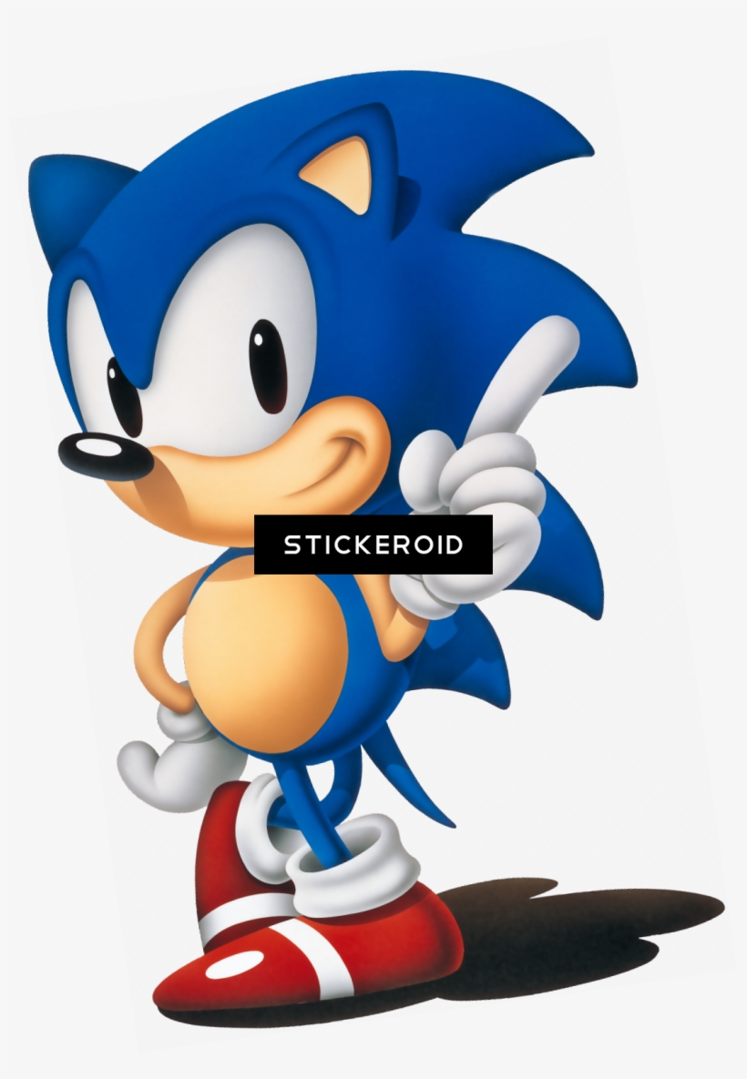 Sonic The Hedgehog - Classic Sonic The Hedgehog Png - Free Transparent ...