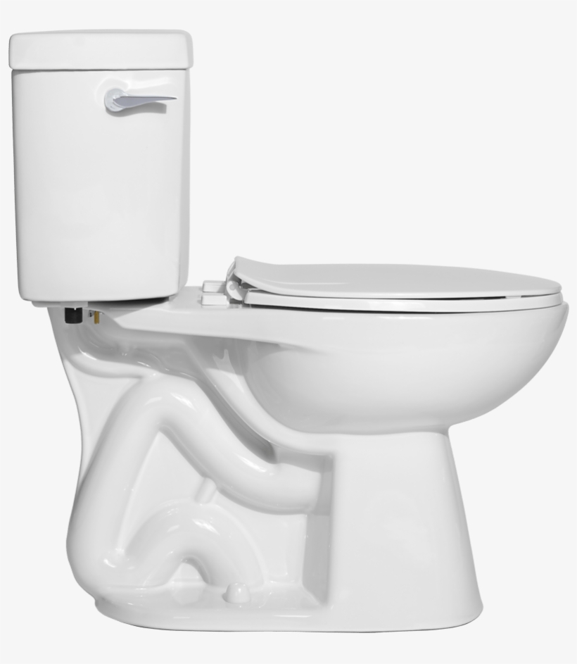 Western Toilet Side View, transparent png #4353426