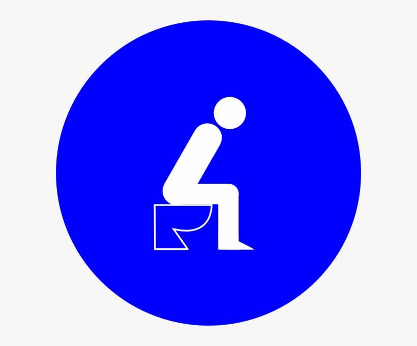 Original Png Clip Art File Sitting On Toilet Svg Images, transparent png #4353431