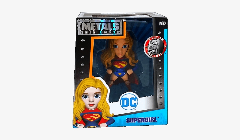 Jada 4' Metals - Dc Comics - Supergirl M360, Grey, transparent png #4353534