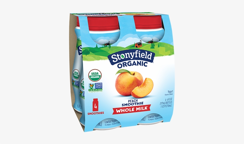 Whole Milk Peach Smoothie - Stony Brook Smoothies, transparent png #4354266