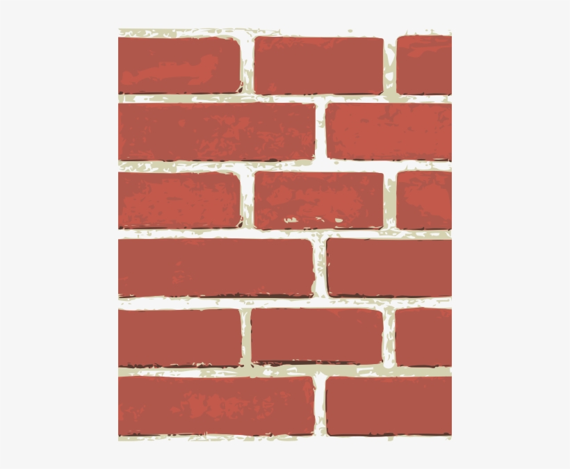 Small - Brick Wall Clip Art, transparent png #4354649