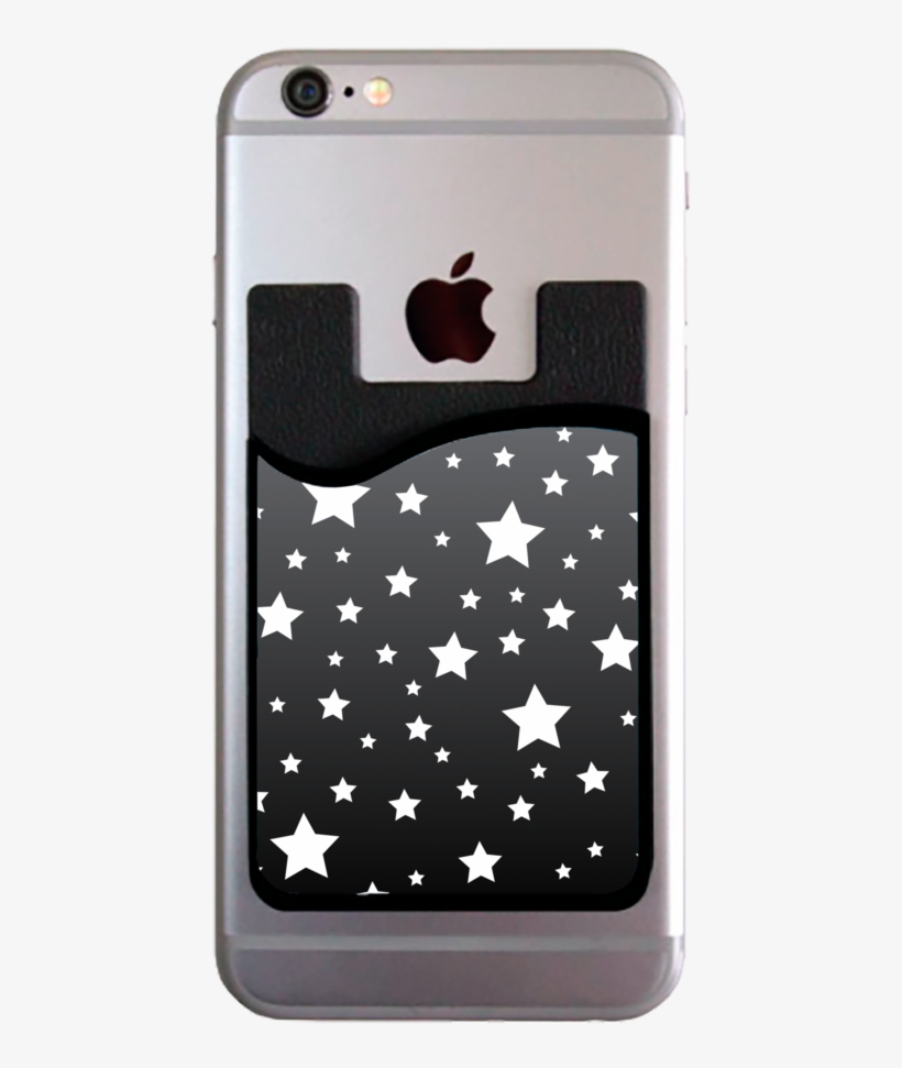 White Stars Gray Ombre Card Caddy - Heart Card, transparent png #4354898