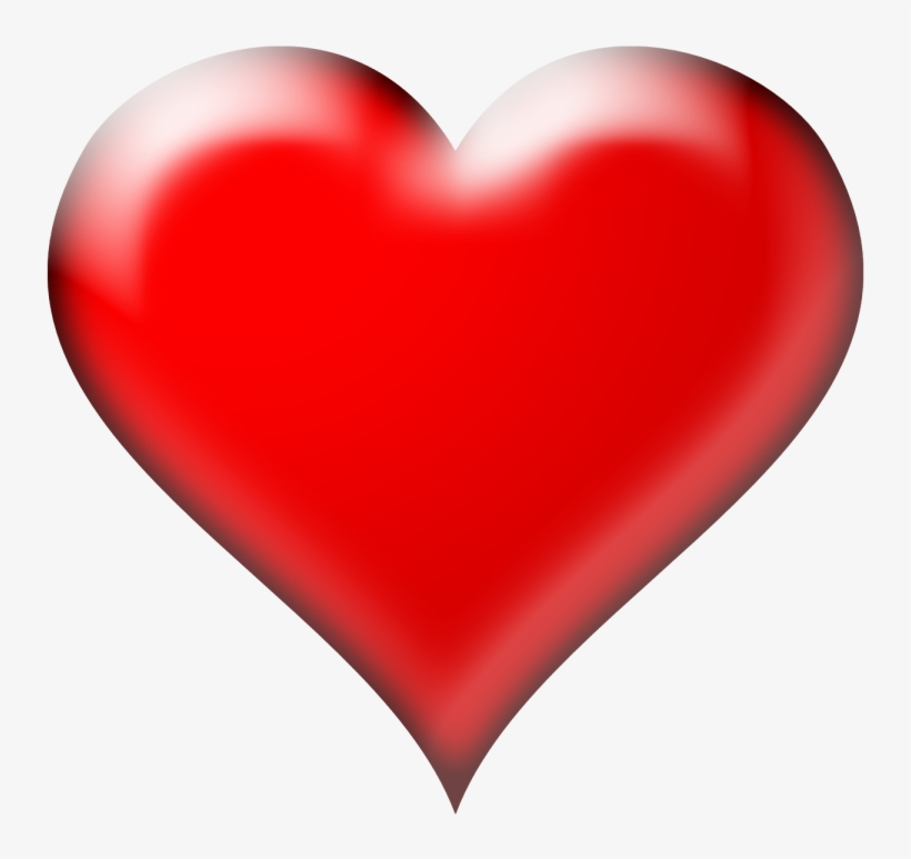 Valentine Heart Png - Transparent Background Heart Png, transparent png #4355068