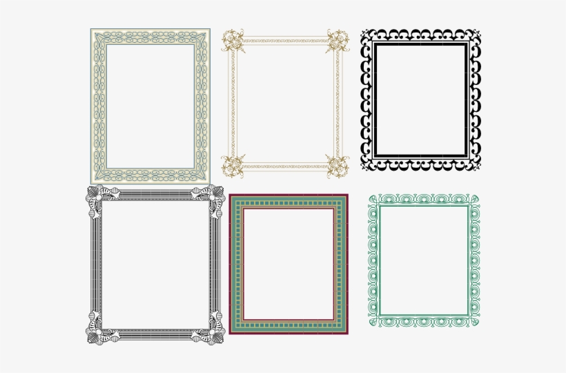 Artistic Frames Svg Clip Arts 600 X 493 Px, transparent png #4355316