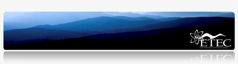 Blue Mountain Range Cropped 2 With Etec Logo And Effect - Summit, transparent png #4355675