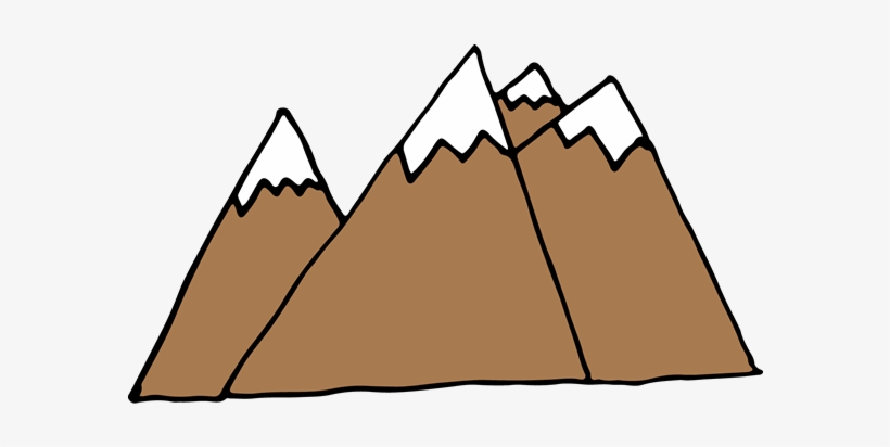 Doodle Mountain Range - Mountain Range, transparent png #4355681