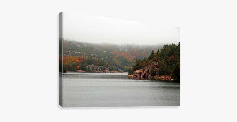 Misty La Cloche Mountain Range Canvas Print - Loch, transparent png #4355716