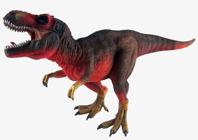 Red Tyrannosaurus Rex With Movable Jaw, transparent png #4356015