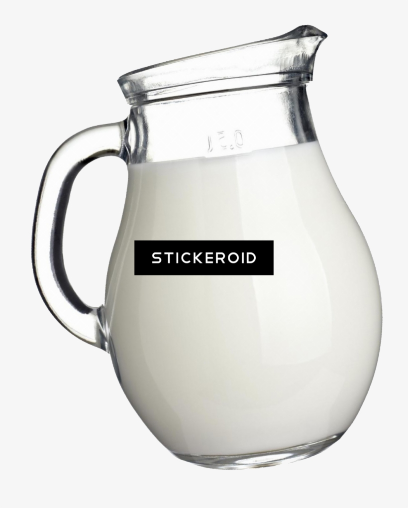 Milk Splashes Food - Milk In A Pitcher, transparent png #4356200