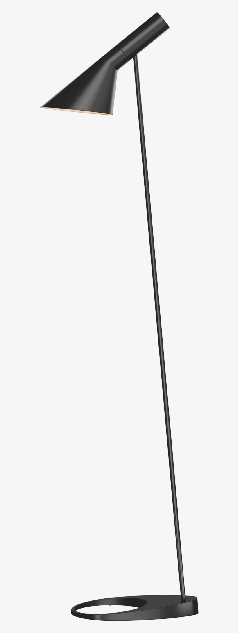 Aj Floor17 Black 02 2 5 90328 - Louis Poulsen Aj Gulvlampe, Aubergine - Gulvlamper, transparent png #4356233