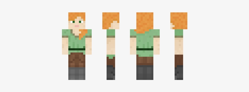 Minecraft Skin Noob Alex Free Transparent Png Download Pngkey - roblox noob papercraft