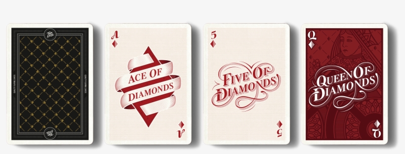 Though The Illustrations Of The Royal Cards Are Crisp - Playing Card Typography, transparent png #4356721