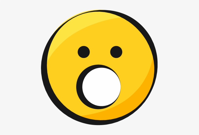 Share - Gif Animé Smiley Choqué, transparent png #4356728