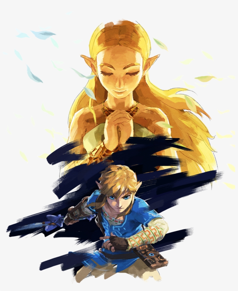 Needless To Say, The Great Calamity Really Struck A - Artwork Zelda Breath Of The Wild, transparent png #4357236