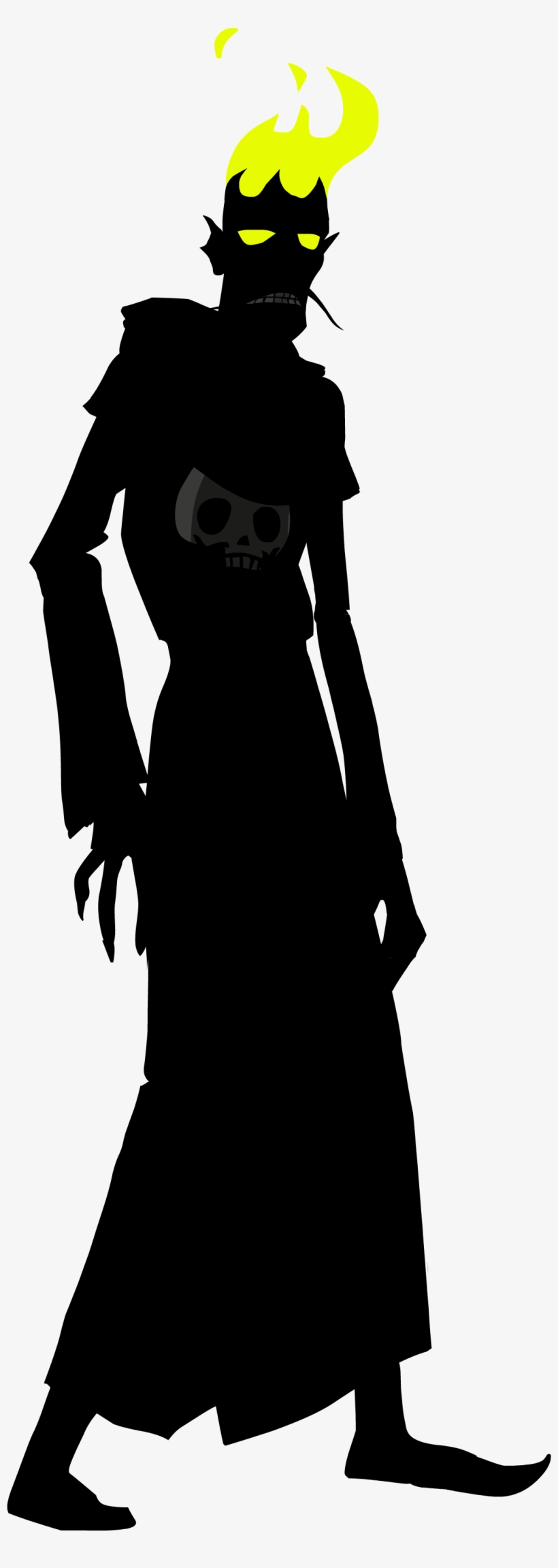 Wizard - Evil Wizard Silhouette, transparent png #4357676