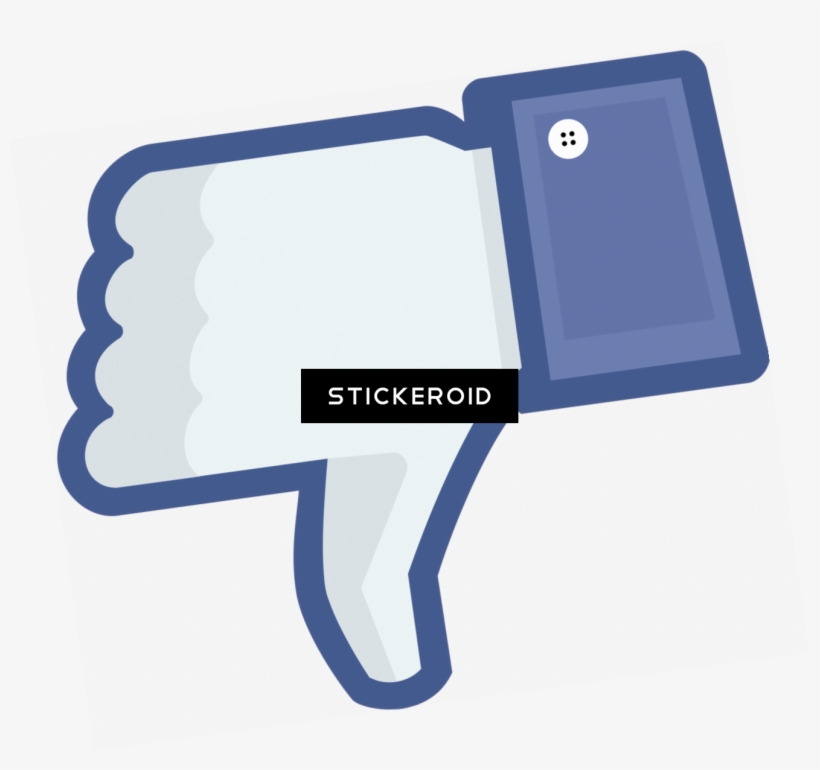 Thumb Down Dislike - Facebook, transparent png #4357758