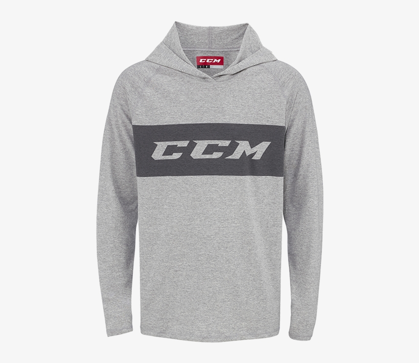 Campus Long Sleeve Hooded Tee - Ccm Hockey, transparent png #4358012