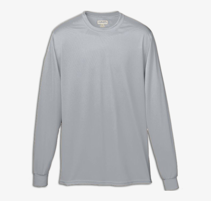 A788 Wicking Augusta Long Sleeve Shirt - Wool Long Sleeve Shirt Png, transparent png #4358044