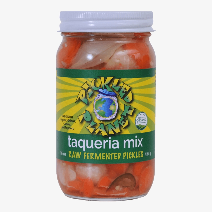 Click To Order - Pickled Planet Taqueria Mix Raw Fermented Pickles -, transparent png #4358511