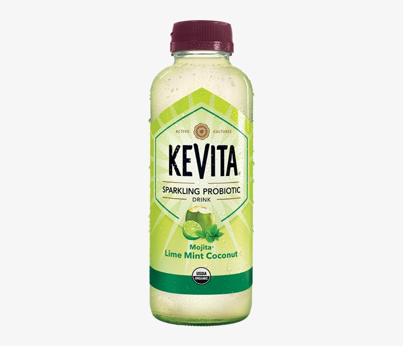 Kevita Sparkling Probiotic Drink, Strawberry Acai Coconut, transparent png #4358811