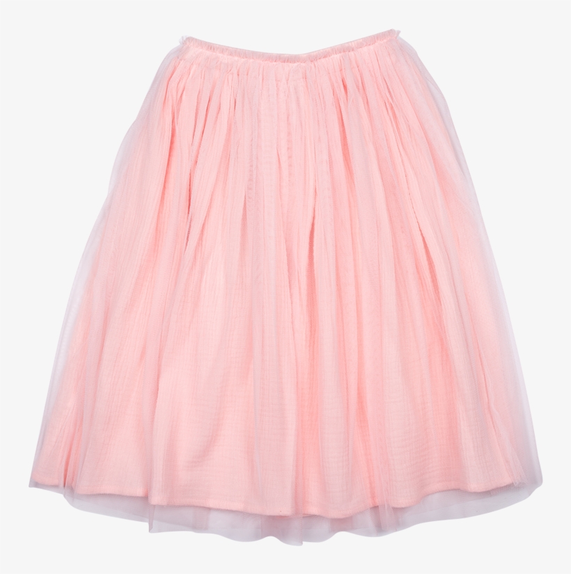 Rock Your Kid Tulle Overlay Skirt Pink - Rock Your Baby Tulle Overlay Skirt, transparent png #4358936