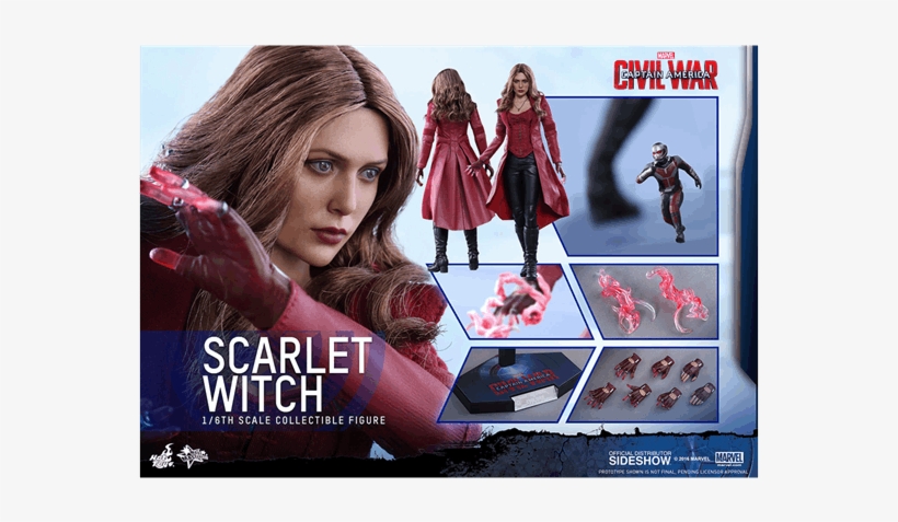1 Of - Scarlet Witch Civil War Hot Toys, transparent png #4359177