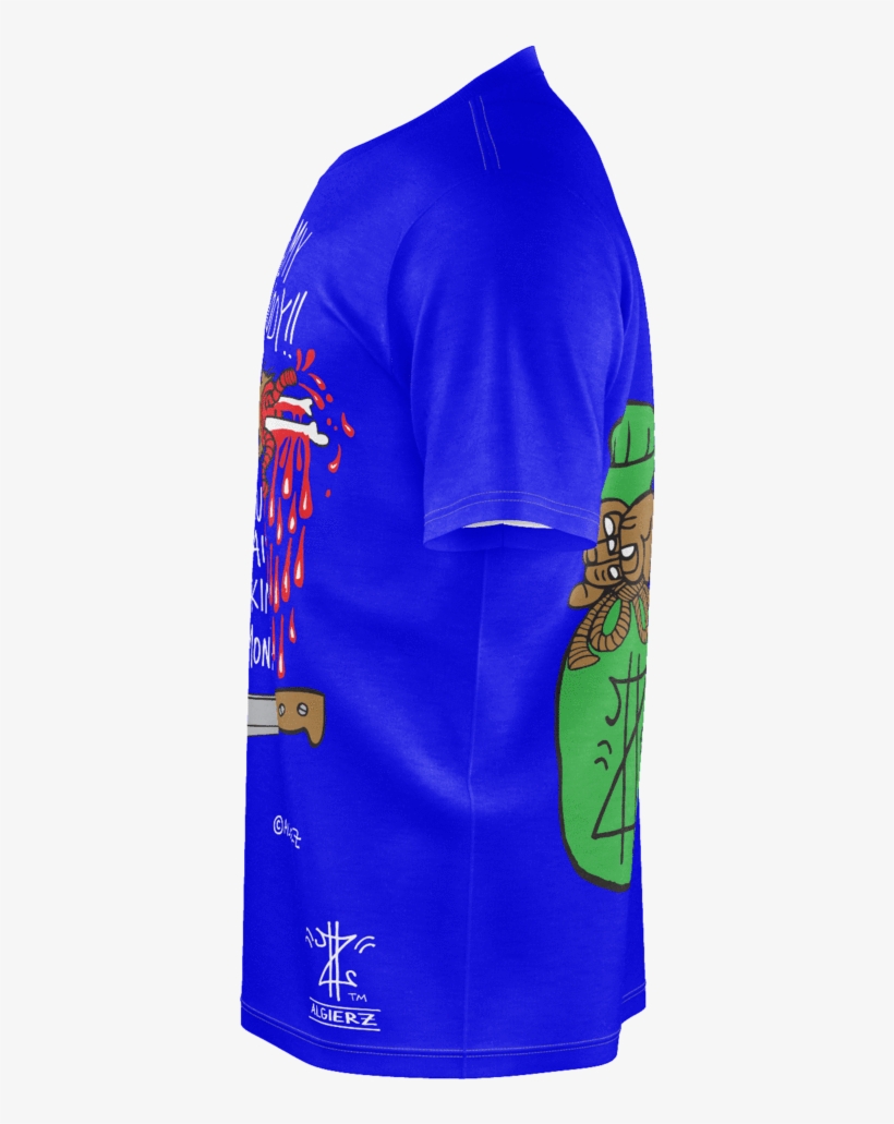 Over My Dead Body T-shirt, Royal Blue - Blue, transparent png #4359211