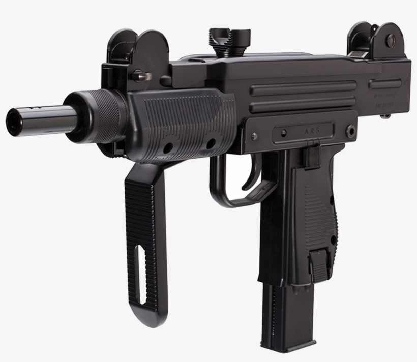 Uma 2256100 Uzi Bb Co2 Carbine Air Rifle - Uzi Bb Gun, transparent png #4359778
