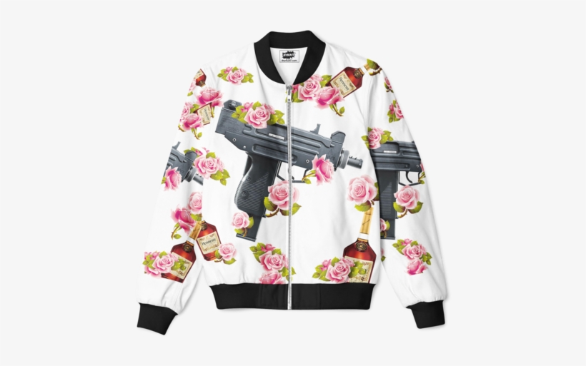 Floral Henny & Uzi Jacket - Jacket, transparent png #4359926