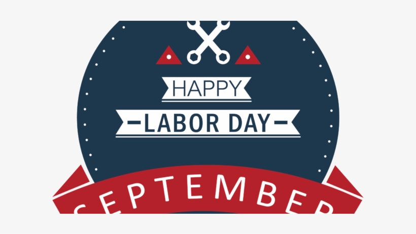 September, Happy Labor Day - Labor Day Sale Sign, transparent png #4359997