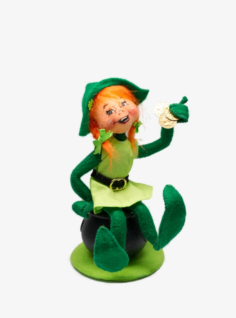 9" Leprechaun Girl - Leprechaun Girl, transparent png #4360129