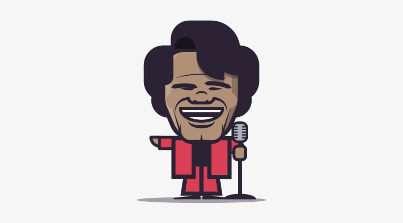 Loogmoji Of James Brown - James Brown, transparent png #4360468