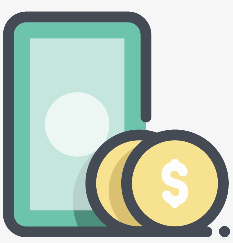 Notes And Coins Icon - Payment, transparent png #4360953