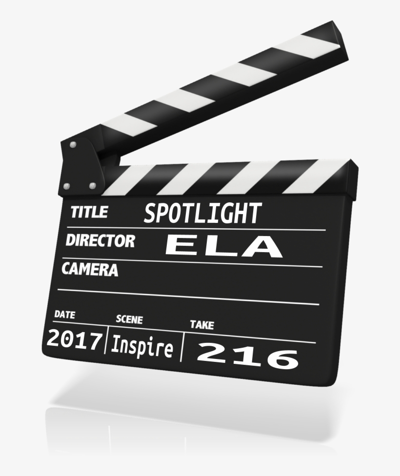 More Spotlights - Cartoon Clapperboard, transparent png #4361081