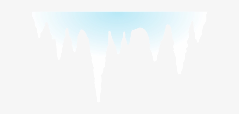Small - Black And White Icicles, transparent png #4361273
