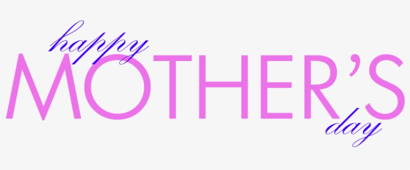 Mother's Day Png Images - Happy Mothers Day Text Png, transparent png #4361417