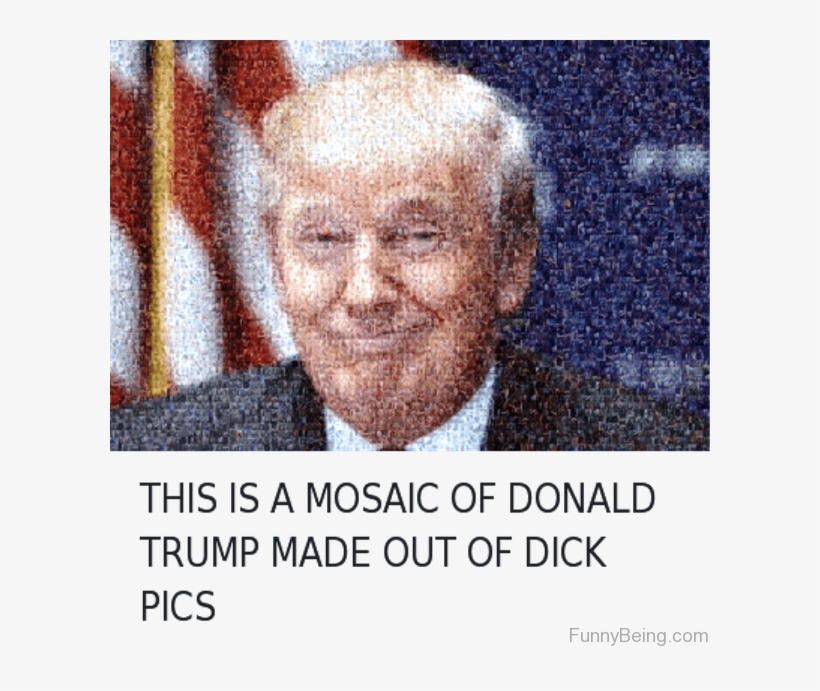 Donald Trump Mosaic, transparent png #4363300