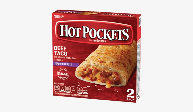 Beef Taco - Hot Pockets Cheese, transparent png #4363484