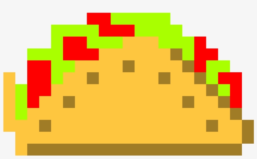 Taco - 8 Bit Bush Sprite, transparent png #4363494