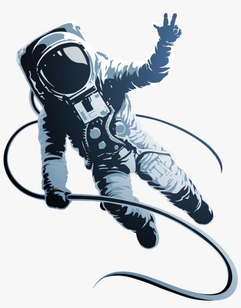 Astronaut In Fortnite - Astronaut Illustration Png, transparent png #4363656