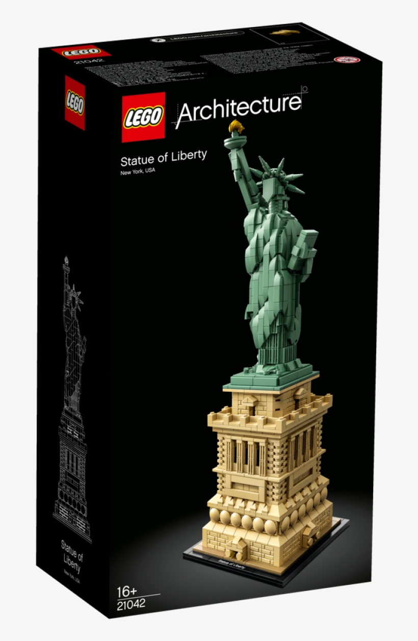 Lego Statue Of Liberty Architecture, transparent png #4363805