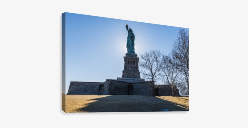 Sun Setting Behind The Statue Of Liberty, Liberty Island - Posterazzi Sun Setting Behind The Statue Of Liberty, transparent png #4363853