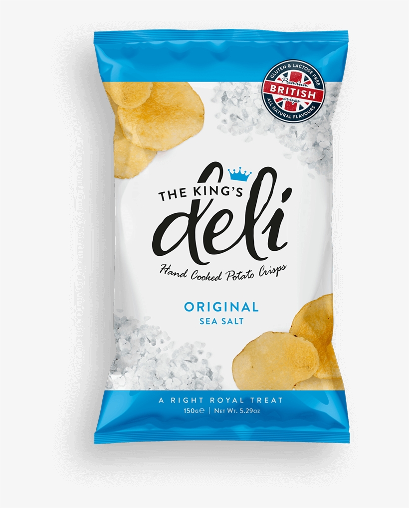 Sea Salt - Kings Deli Chips, transparent png #4364788
